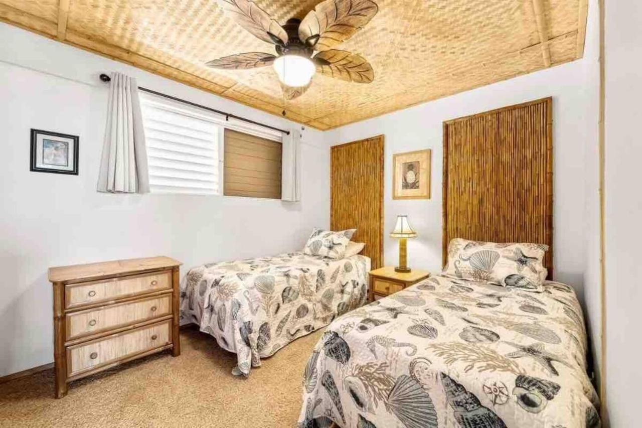 Family Friendly Kailua Bay View Ac Free Parking Walk To Kailua Village Eksteriør bilde